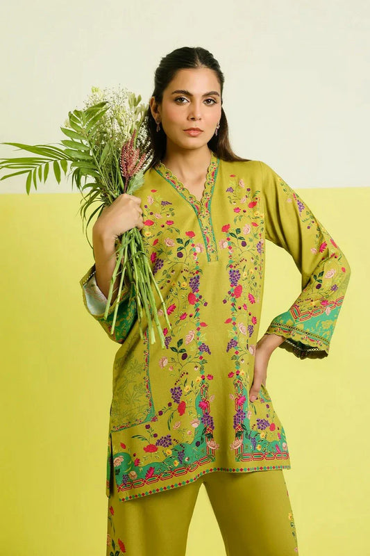 Sahar - Elara Fall Winter 2 Piece Printed Collection - AW1-25-22-Botanic Charm - Unstitched