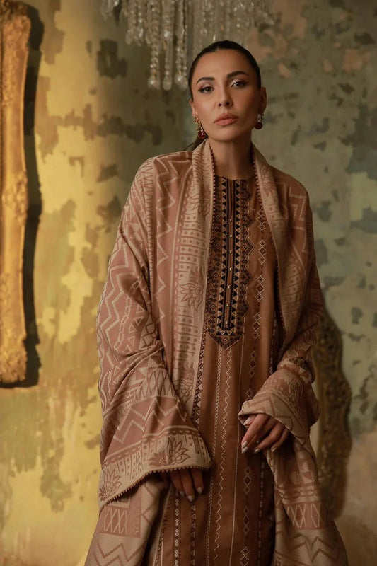 Sahar - Fall Embroidered Edit - AW1-25-15-Desert Glow - Unstitched