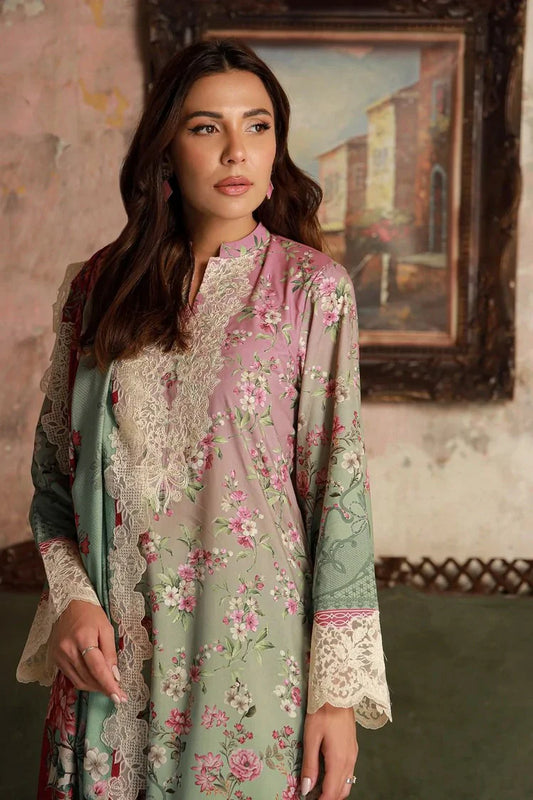 Sahar - Fall Embroidered Viscose Edit - AW1-25-20-Aurora Bloom - Unstitched