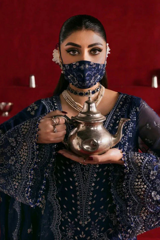 Flossie - Kohinoor Luxury Chiffon Collection - KOH-103 - Unstitched