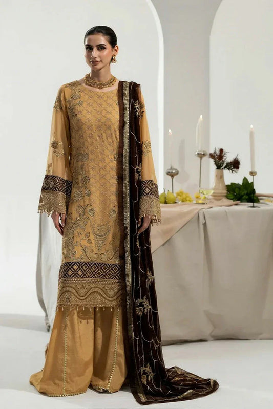 Noor e Fajar - Zahra Luxury Festive Chiffon Collection - ZR-09 - Unstitched