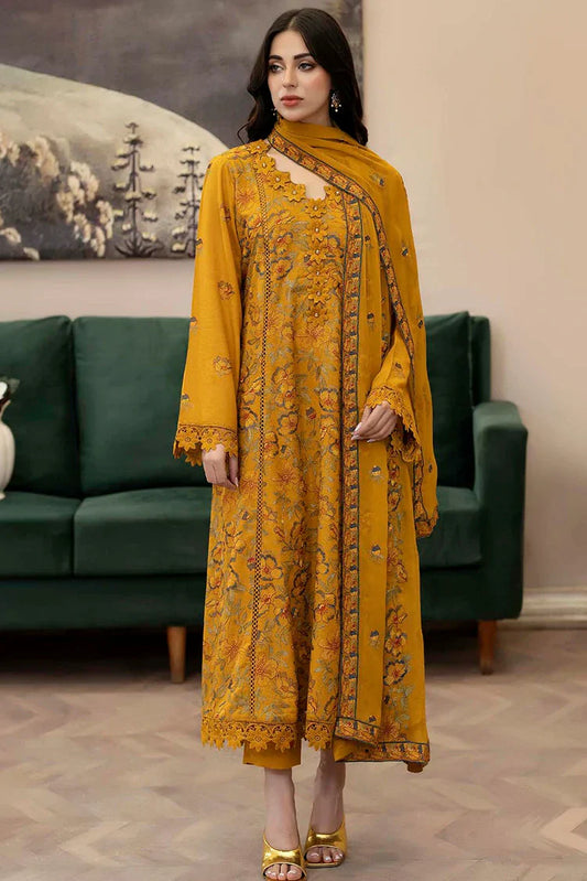 Noor e Fajar - Marjjan Embroidered Karandi Collection - KR-235 - Unstitched