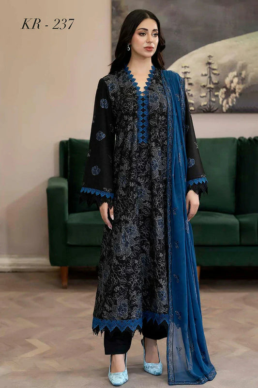 Noor e Fajar - Marjjan Embroidered Karandi Collection - KR-237 - Unstitched