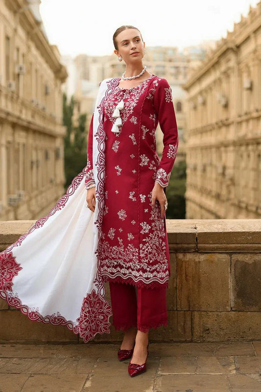 Rang Rasiya - Carnation Winter Luxury Shawl Edit - 05 Rose - Unstitched