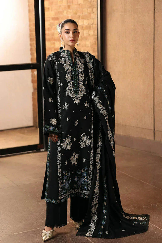 Rajbari - Winter Shawl Edit - Design 01 - Unstitched