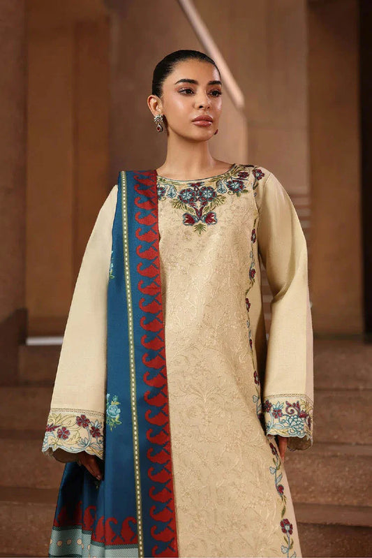 Rajbari - Winter Shawl Edit - Design 05 - Unstitched