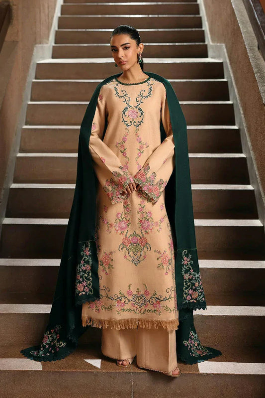 Rajbari - Winter Shawl Edit - Design 07 - Unstitched