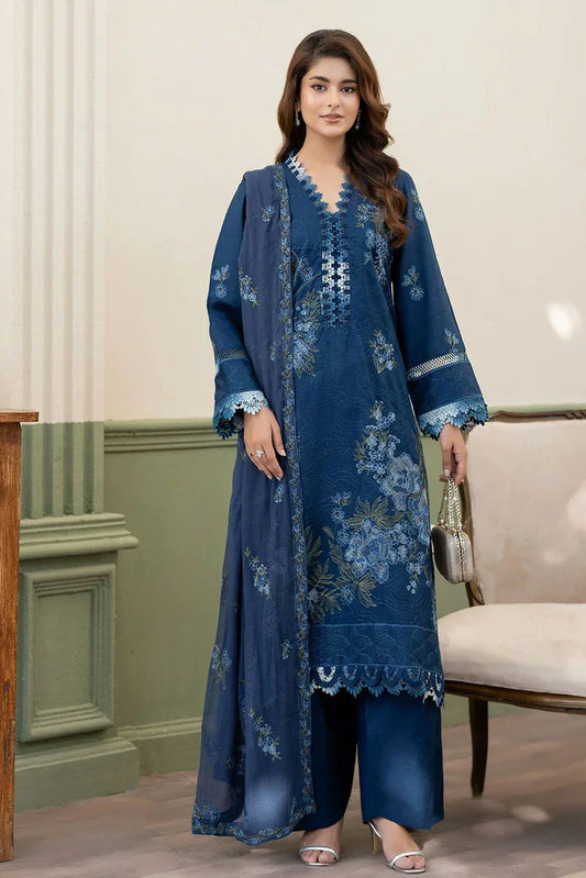 Noor e Fajar - Nisha Embroidered Winter Raw Silk Collection - IS-005 - Unstitched