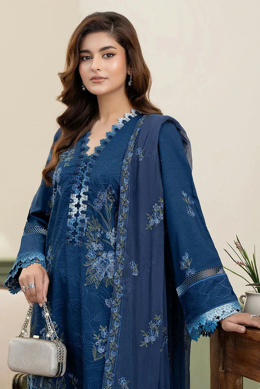 Noor e Fajar - Nisha Embroidered Winter Raw Silk Collection - IS-005 - Unstitched