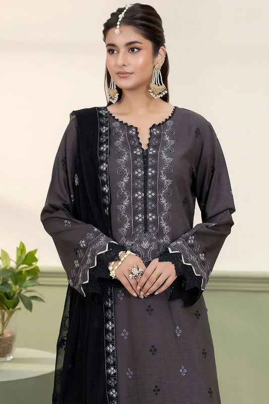 Noor e Fajar - Nisha Embroidered Winter Raw Silk Collection - IS-008 - Unstitched