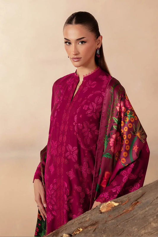 Rajbari - Sareen Premium Viscose Chikankari Collection - Design 10 - Unstitched