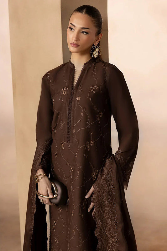 Rajbari - Sareen Premium Viscose Chikankari Collection - Design 02 - Unstitched