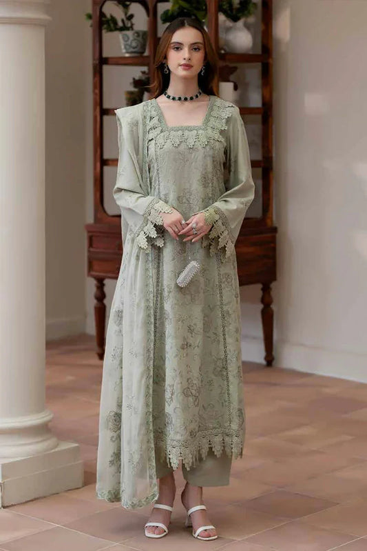 Noor e Fajar - Miraal Embroidered Plain Karandi Collection - KR-246 - Unstitched