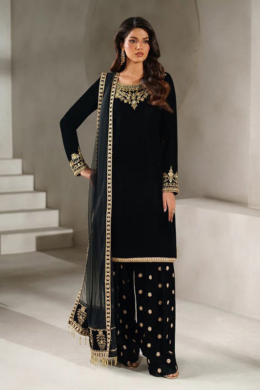 Zarif - Exclusive Velvet Collection - ZRF-V-01 - Unstitched