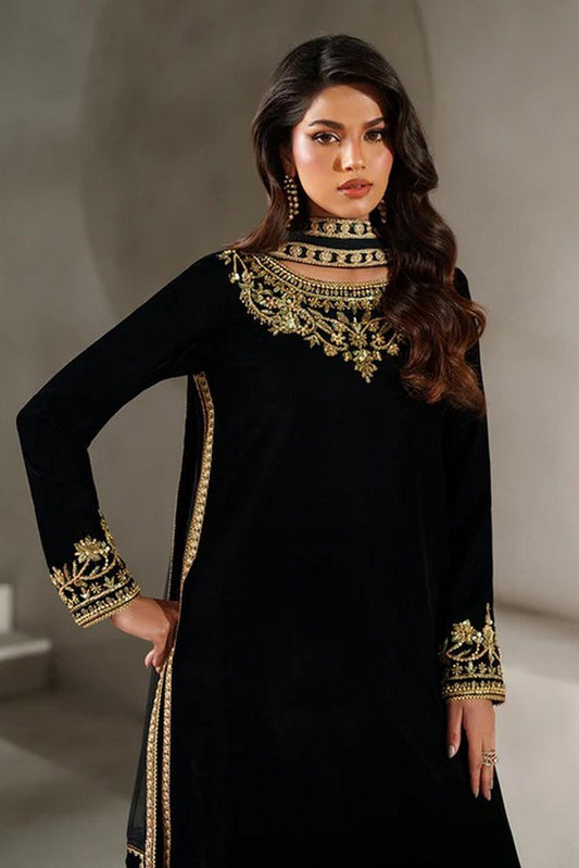 Zarif - Exclusive Velvet Collection - ZRF-V-01 - Unstitched