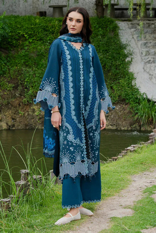 Faiza Faisal - Dastaan Khaddar Collection - 460-EVARA - Unstitched