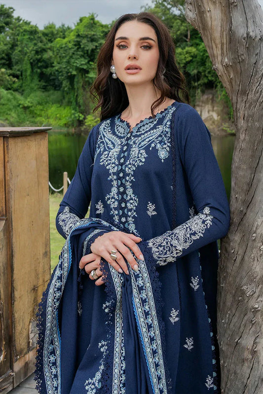 Faiza Faisal - Hoor Karandi Winter Edit - 474-HANEEN - Unstitched