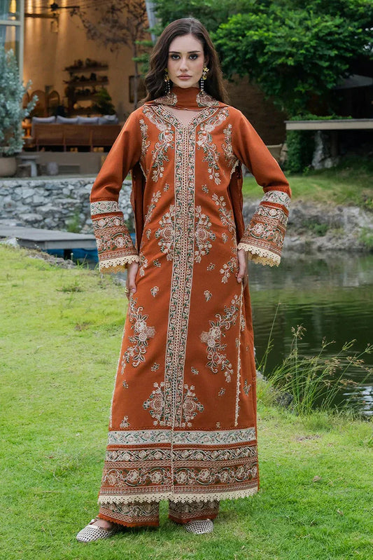 Faiza Faisal - Hoor Karandi Winter Edit - 478-NAIRA - Unstitched