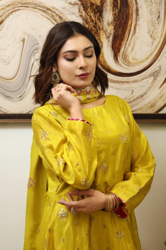 Picture of <!--ym-->Emeralds - Embroidered Silk Festive Pret - Bahar - Available at Raja Sahib