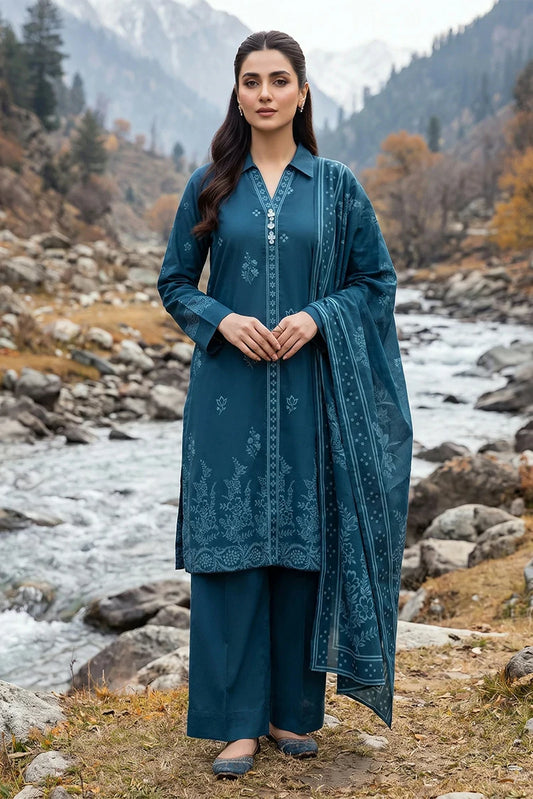 Lakhany - Pashmina Printed Collection - LG-RL-0518-A - Unstitched
