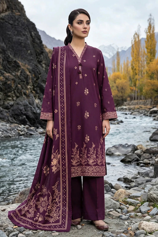 Lakhany - Pashmina Printed Collection - LG-RL-0518-B - Unstitched