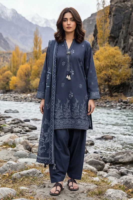 Lakhany - Pashmina Printed Collection - LG-RL-0518-C - Unstitched