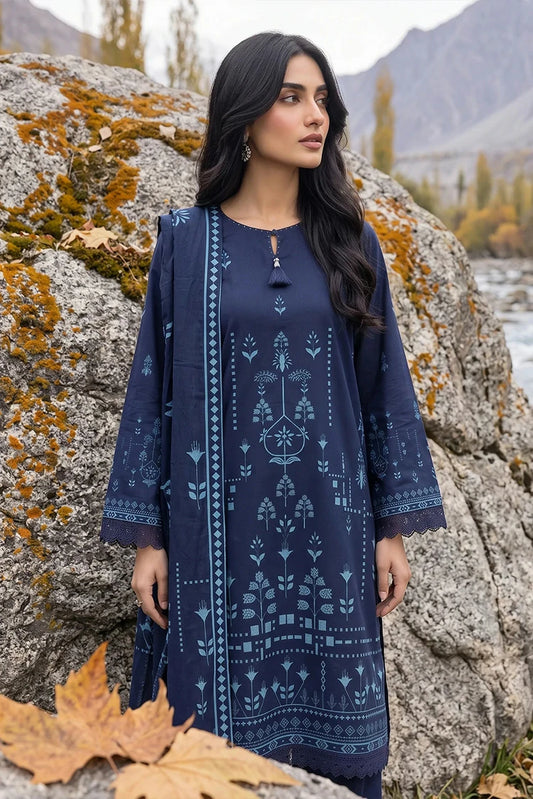 Lakhany - Pashmina Printed Collection - LG-RL-0519-C - Unstitched