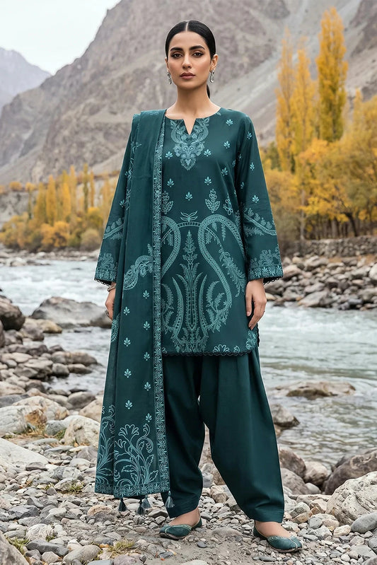 Lakhany - Pashmina Printed Collection - LG-RK-0192-B - Unstitched
