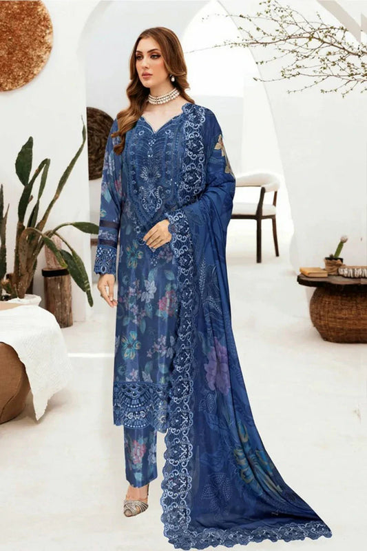 Ramsha - Riwaj Premium Rawsilk Collection Vol 6 - J-601 - Unstitched