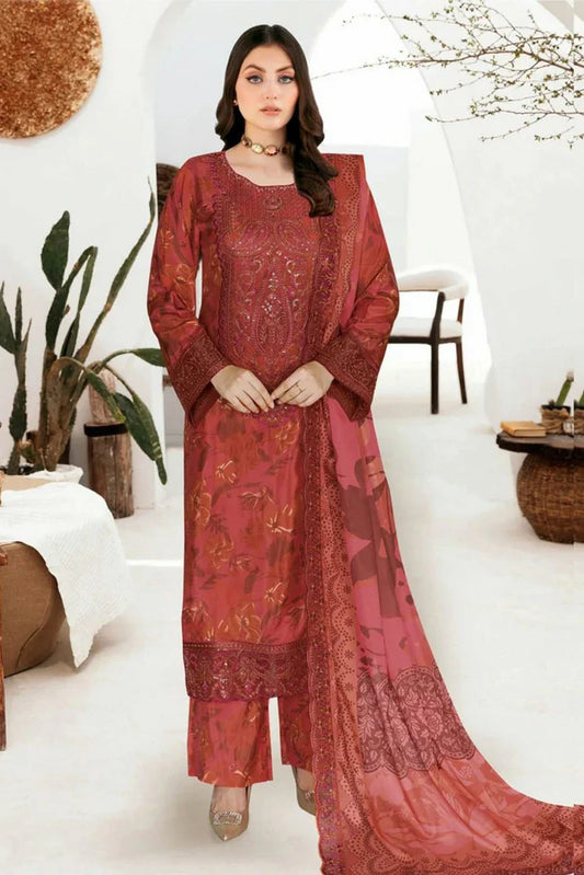 Ramsha - Riwaj Premium Rawsilk Collection Vol 6 - J-612 - Unstitched