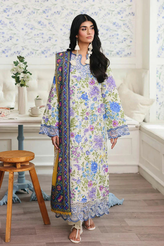 Rajbari - Nissa Summer Floral Symphony Collection - Design 02 - Unstitched