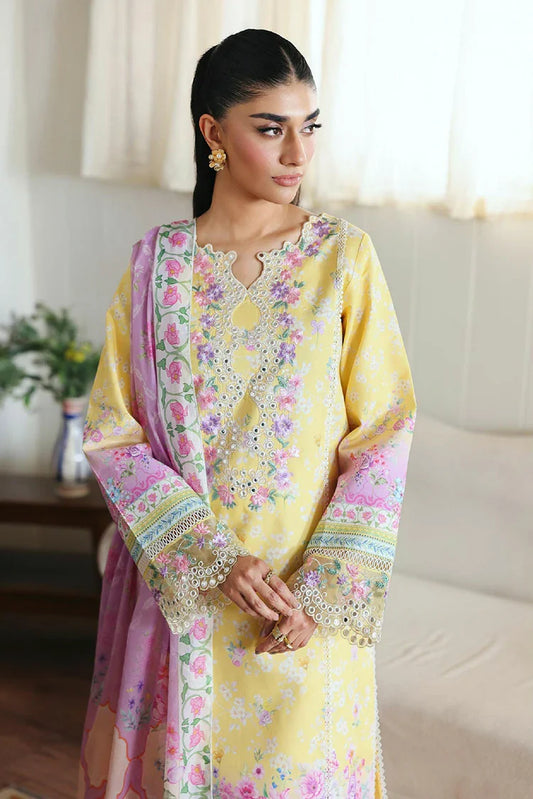 Rajbari - Nissa Summer Floral Symphony Collection - Design 03 - Unstitched