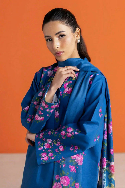 Rajbari - Amal Summer Prints - Design 10 (3PC) - Unstitched