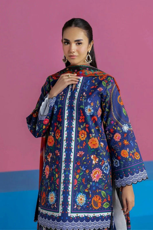 Rajbari - Amal Summer Prints - Design 16 (3PC) - Unstitched