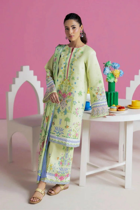 Rajbari - Amal Summer Prints - Design 07 (3PC) - Unstitched