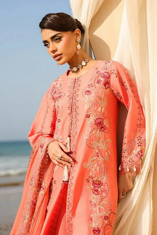 Imrozia - Hania Luxury Lawn Collection - SL-108 Elara - Unstitched