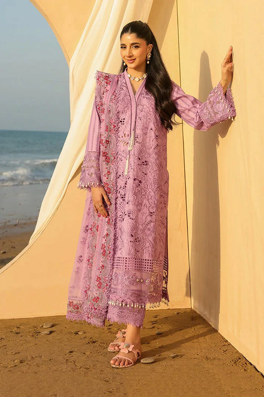 Imrozia - Hania Luxury Lawn Collection - SL-112 Amara - Unstitched