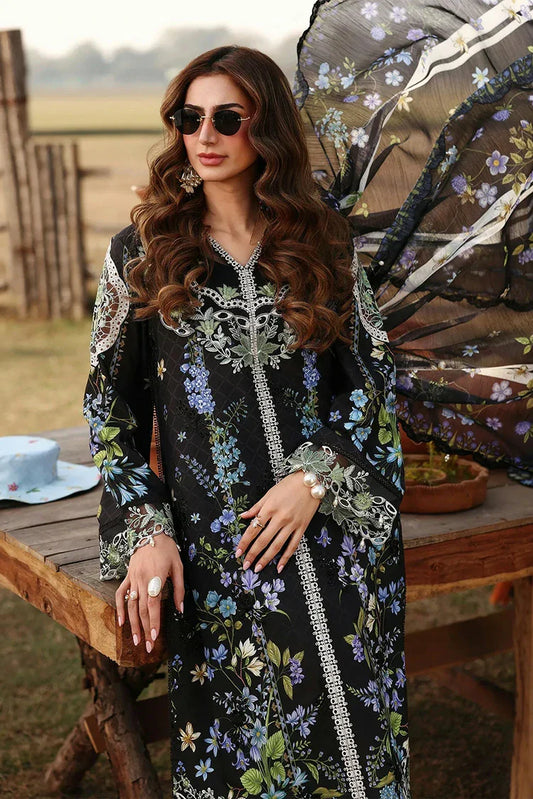 Sardinia - Festive Lawn - 1602-A DUSK - Unstitched