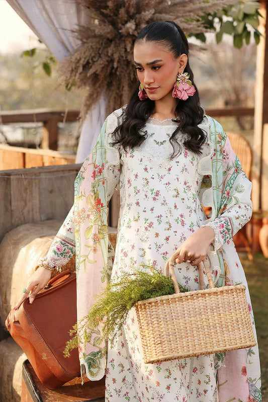 Sardinia - Festive Lawn - 1604-A PRIMROSE - Unstitched