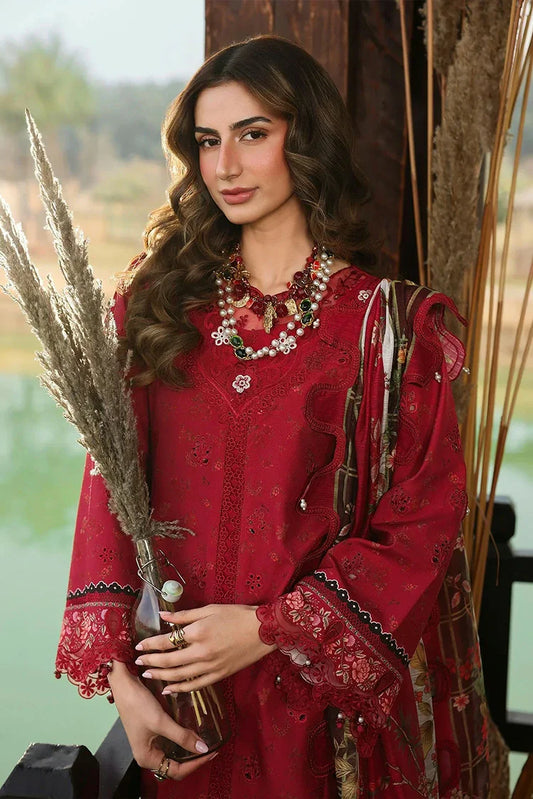 Sardinia - Festive Lawn - 1604-B POPPY - Unstitched