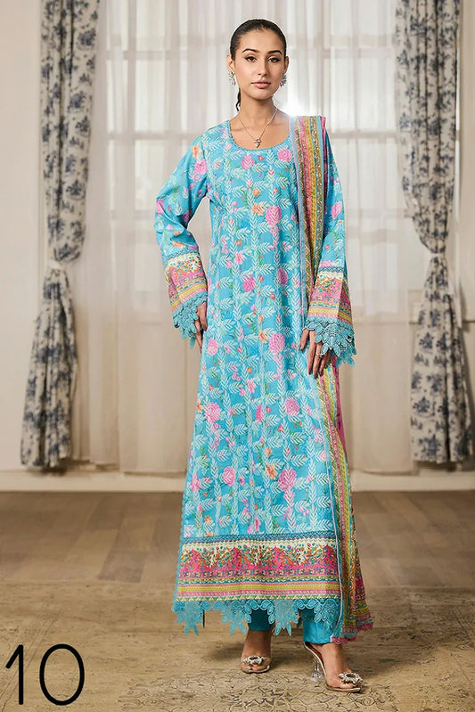 Rajbari - Raha Summer Prints Exclusive - Design 10 - Unstitched
