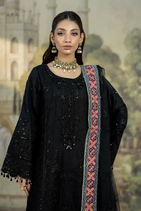 Imrozia - Baad e Saba Vol 3 - I-266 Siyah-e-Saba - Unstitched