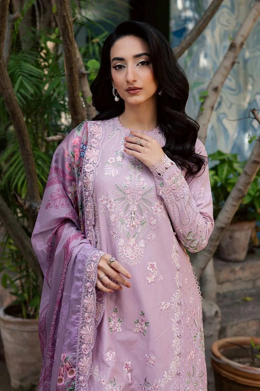 Zarposh - Celia Luxury Lawn - 03-BLUSHIA - Unstitched