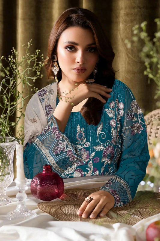 Ramsha - Sangeet Embroidered Chiffon Collection Vol 4 - B-401 - Unstitched