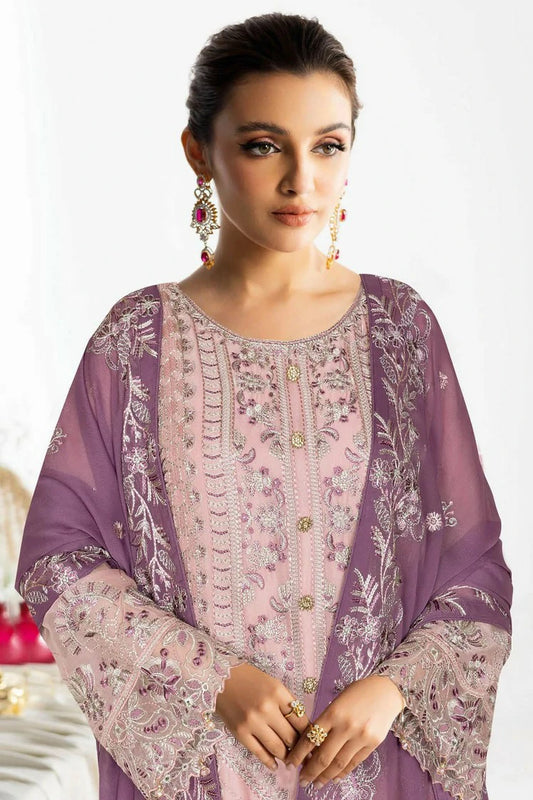 Ramsha - Sangeet Embroidered Chiffon Collection Vol 4 - B-406 - Unstitched