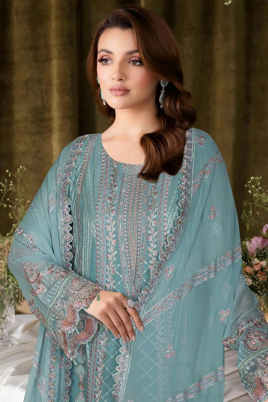 Ramsha - Sangeet Embroidered Chiffon Collection Vol 4 - B-407 - Unstitched