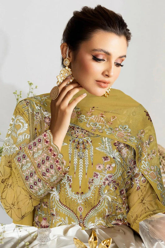 Ramsha - Sangeet Embroidered Chiffon Collection Vol 4 - B-408 - Unstitched