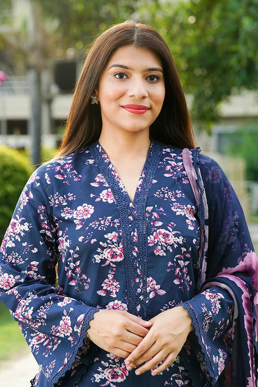 Ileen - Print Edit - 10-Zinia - Unstitched