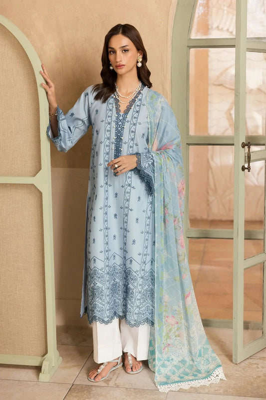 Rajbari - Nissa Chikankari Exclusive - Design 12 - Unstitched