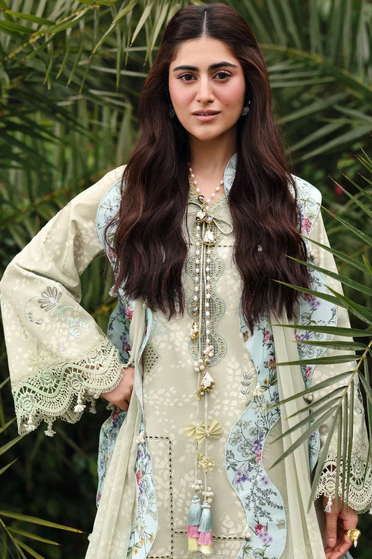 Sardinia - Embroidered Lawn Eid Edit - 07-MONSOON SAGE - Unstitched